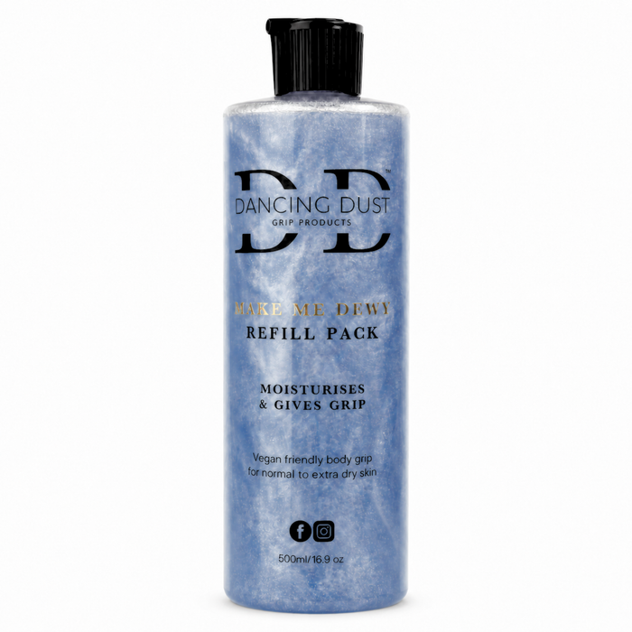 Make Me Dewy - Body pole dance grip aid - Normal to extra dry skin - Refill pack 500ml