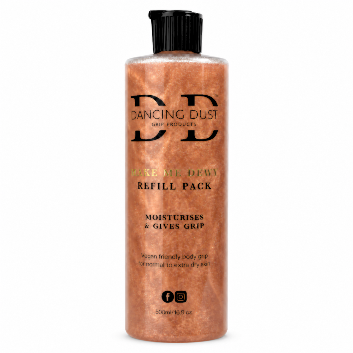 Make Me Dewy - Body pole dance grip aid - Normal to extra dry skin - Refill pack 500ml