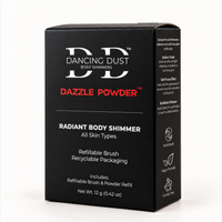 Dazzle Body Shimmer Powder + Refillable Brush