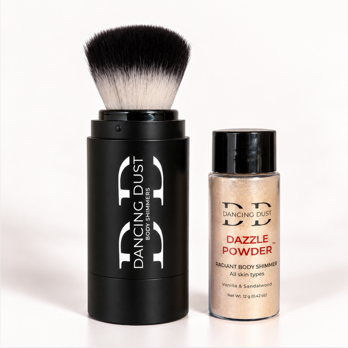 Dazzle Body Shimmer Powder + Refillable Brush