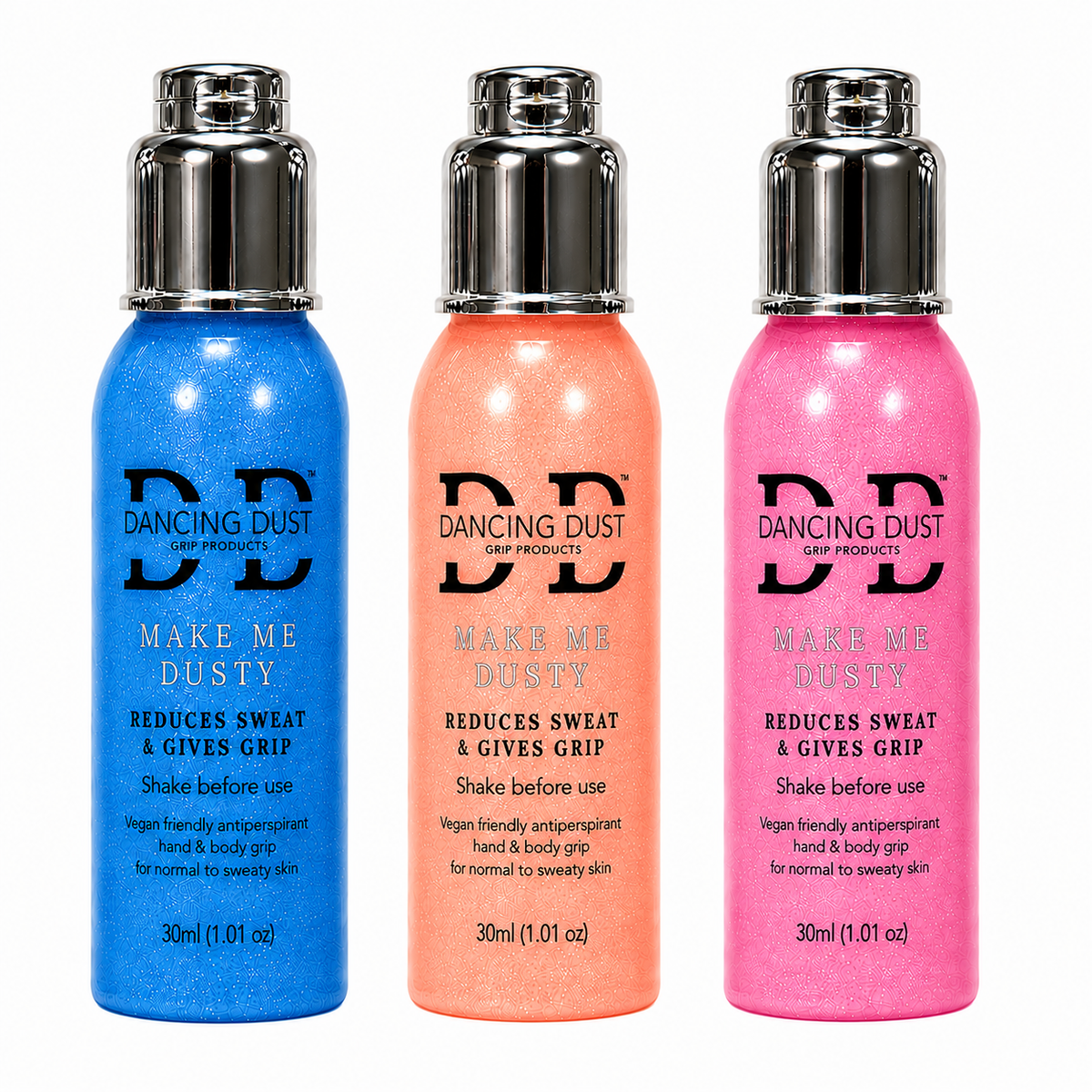 Make Me Dusty - Antiperspirant hand & body grip - Trio pack 3 x 30ml