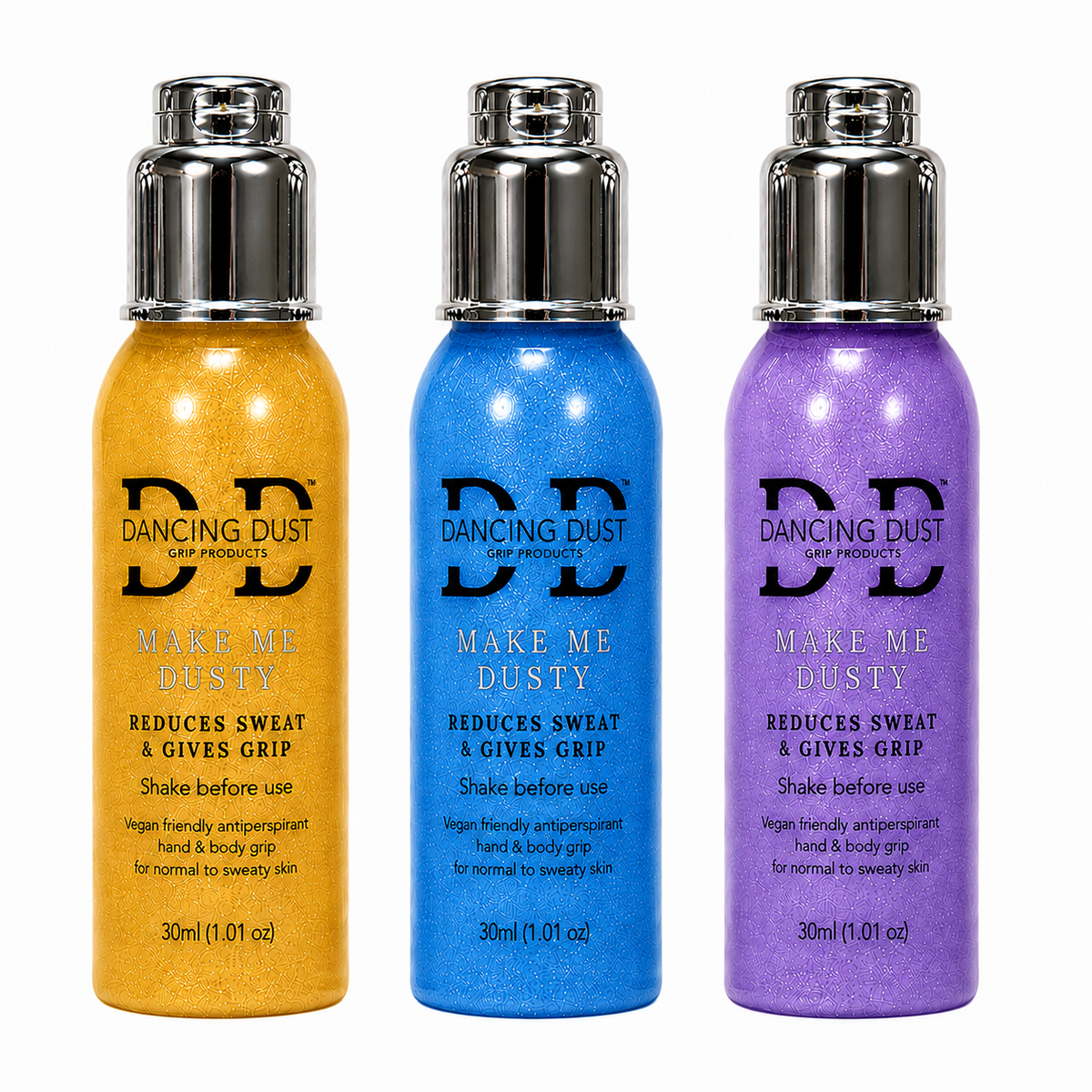 Make Me Dusty - Antiperspirant hand & body grip - Trio pack 3 x 30ml